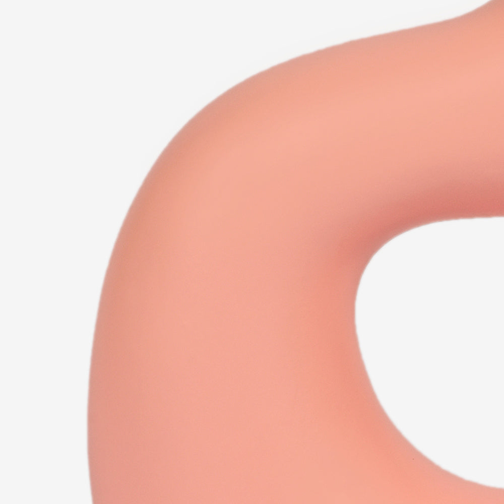 Astral Noir Fabric Shade Ceramic Table Lamp - Pink