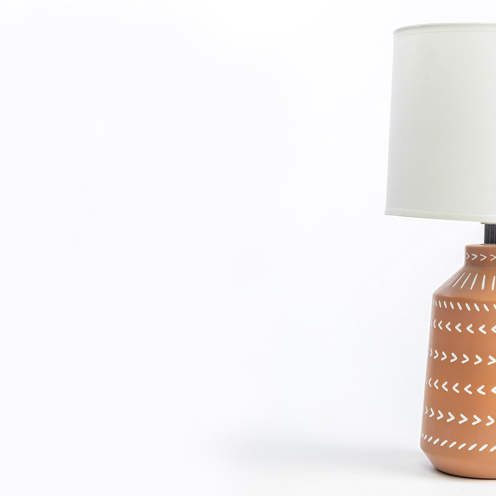 Luna Lavishness Table Lamp - Orange