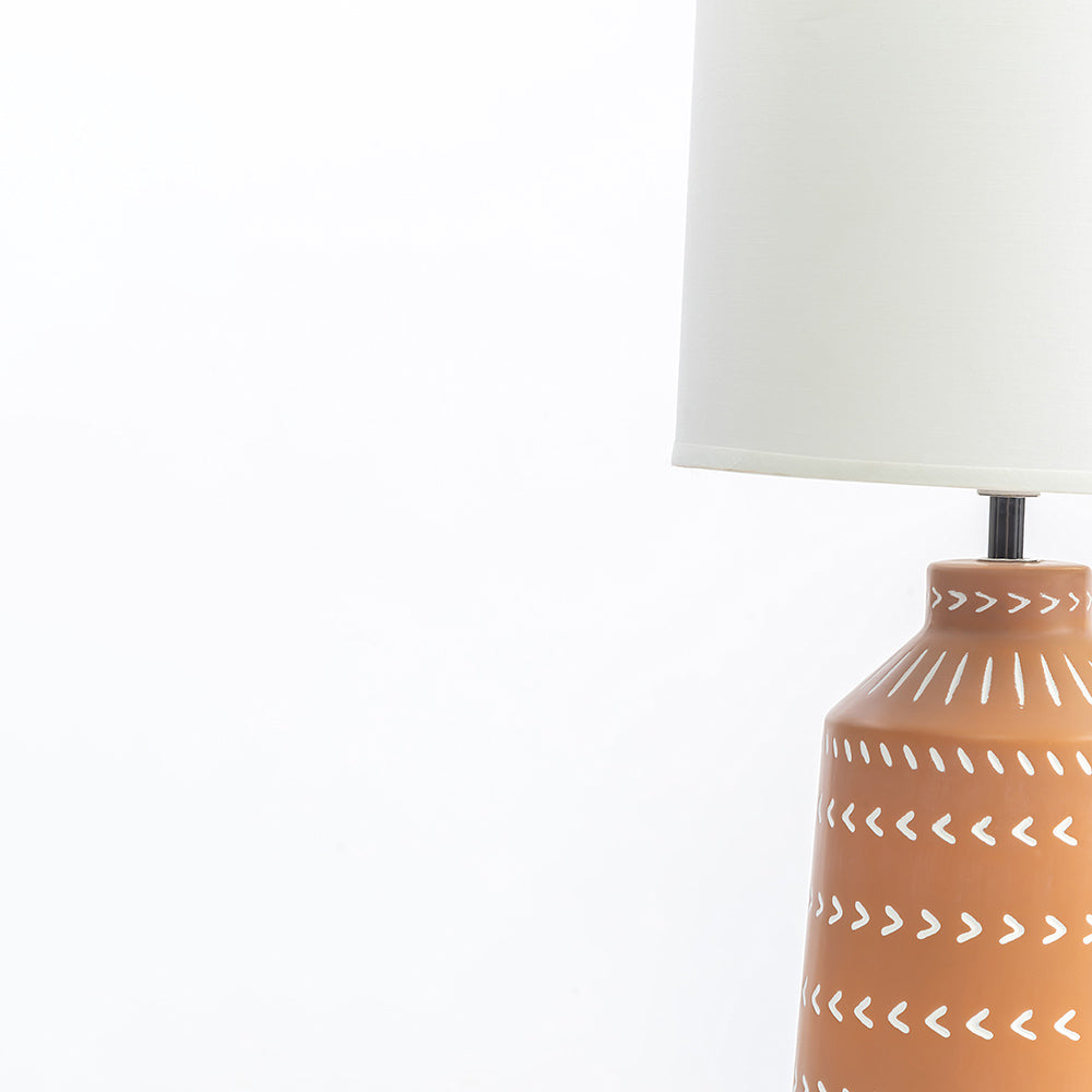 Luna Lavishness Table Lamp - Orange