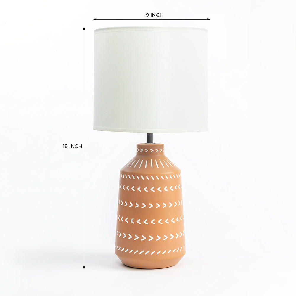 Luna Lavishness Table Lamp - Orange
