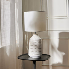 Luna Lavishness Table Lamp - Off White