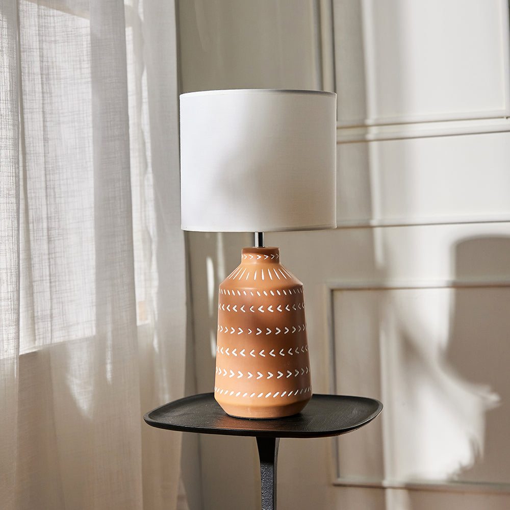 Luna Lavishness Table Lamp - Orange