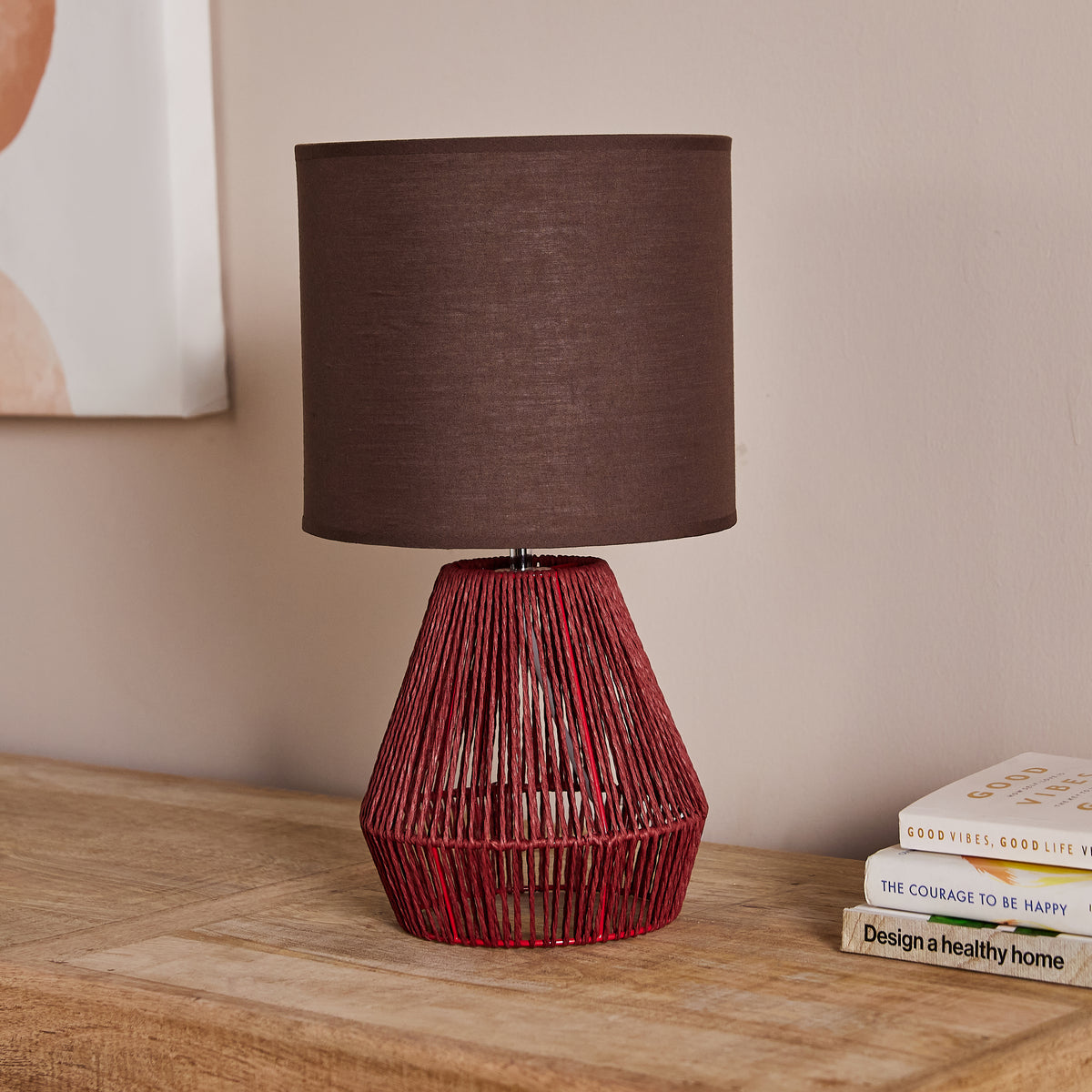 Zenith Zest Table Lamp - Red