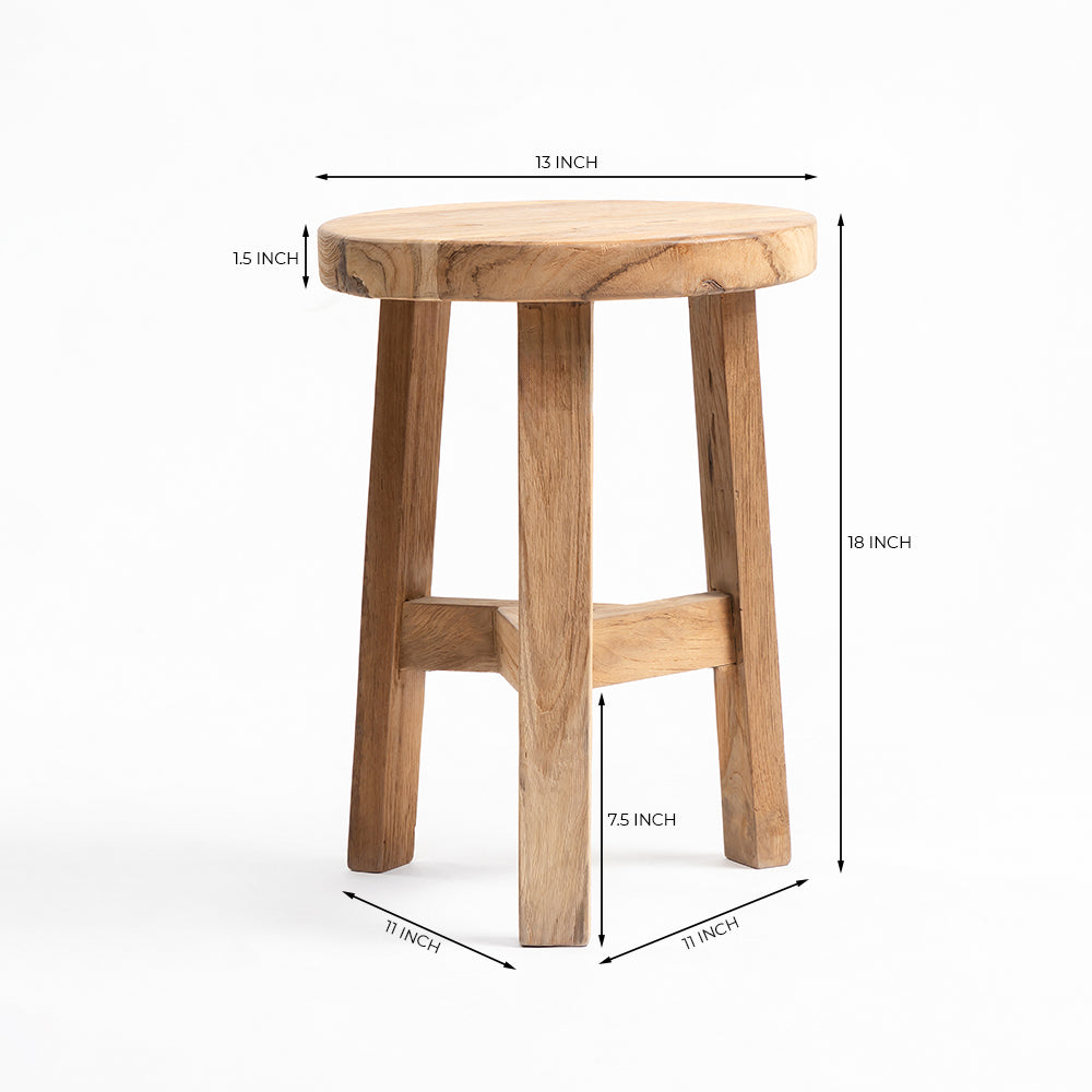 Olivia Blake Round Stool