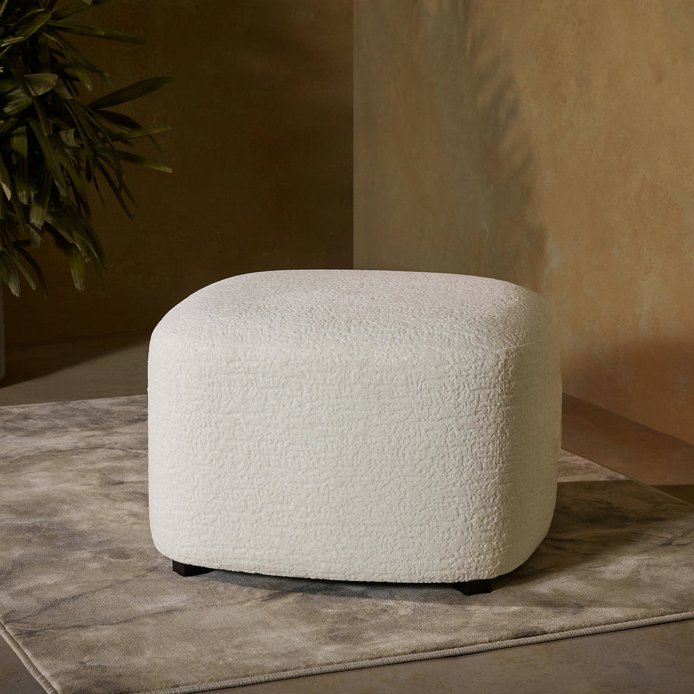 Charlotte Carter Pouf - White