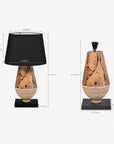 Iron wood Isle Table Lamp