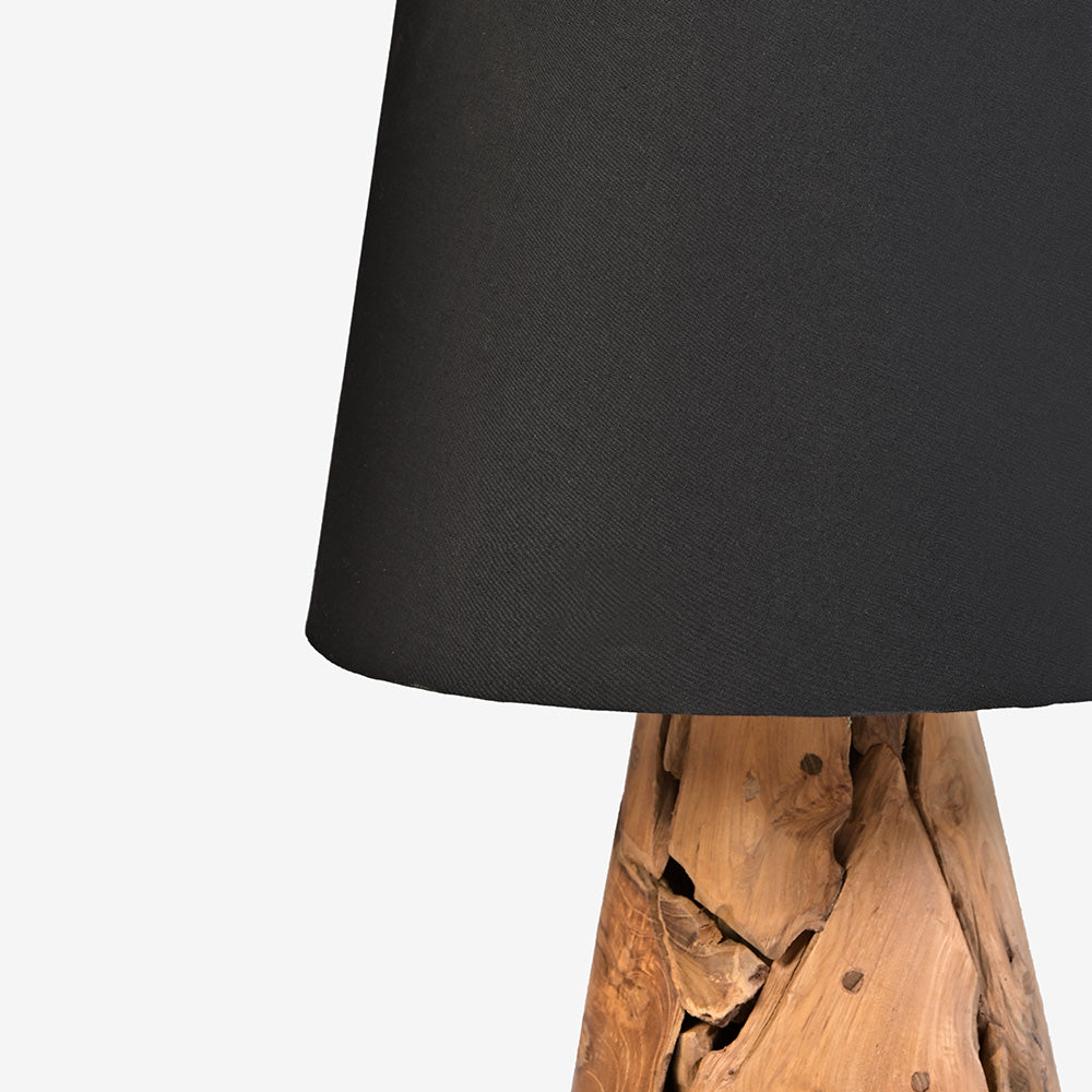 Iron wood Isle Table Lamp