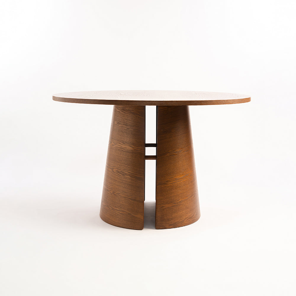 Stella Hughes 4 Seater Dining Table - Dark Walnut