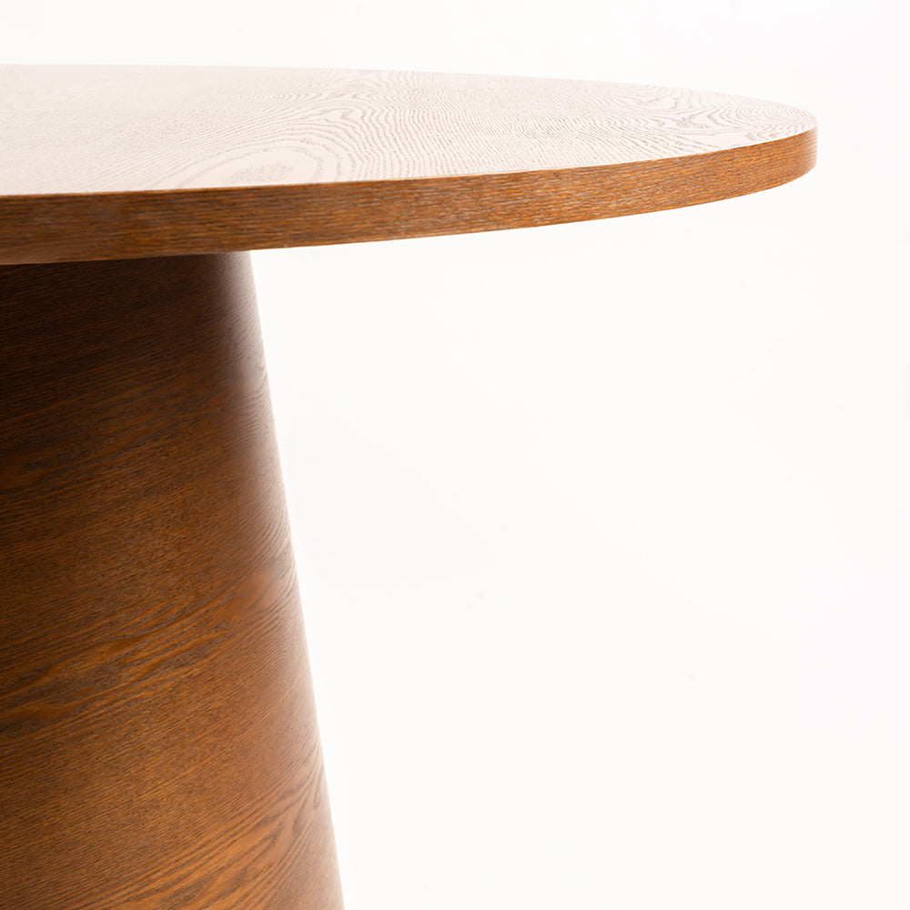 Stella Hughes 4 Seater Dining Table - Dark Walnut