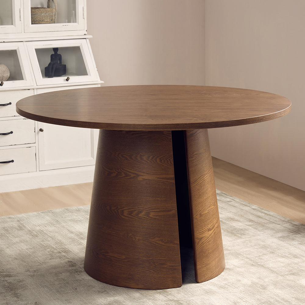 Stella Hughes 4 Seater Dining Table - Dark Walnut