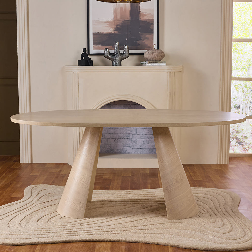 Andrew Hughes 6 Seater Dining Table - White Oak