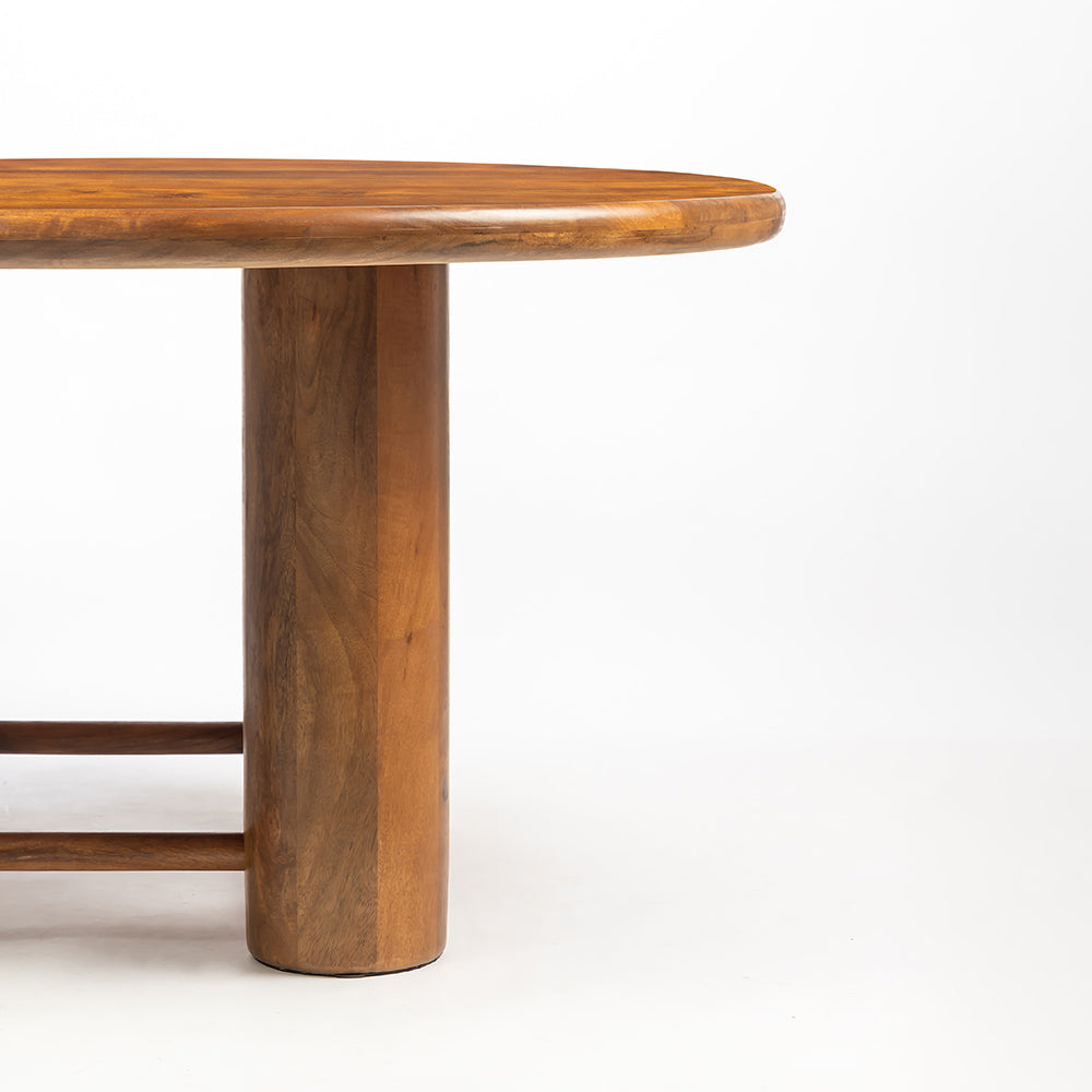 Elysianis Leewell 6 Seater Dining Table - Brown