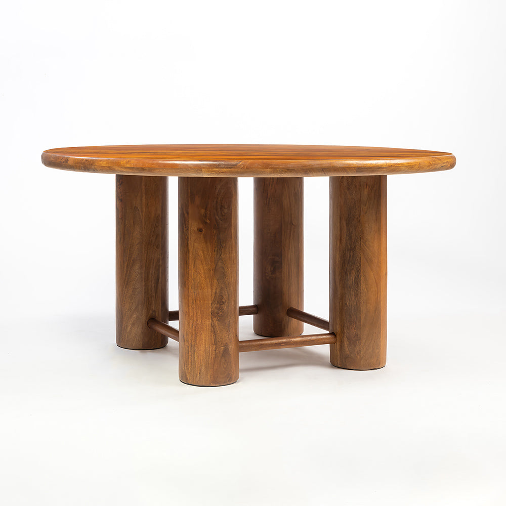 Elysianis Leewell 6 Seater Dining Table - Brown