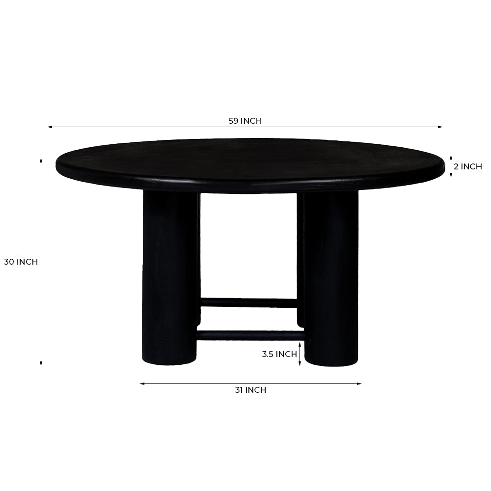Elysianis Leewell 6 Seater Dining Table