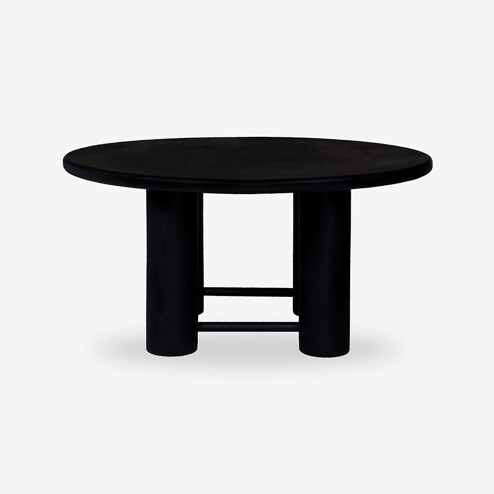 Elysianis Leewell 6 Seater Dining Table - Black
