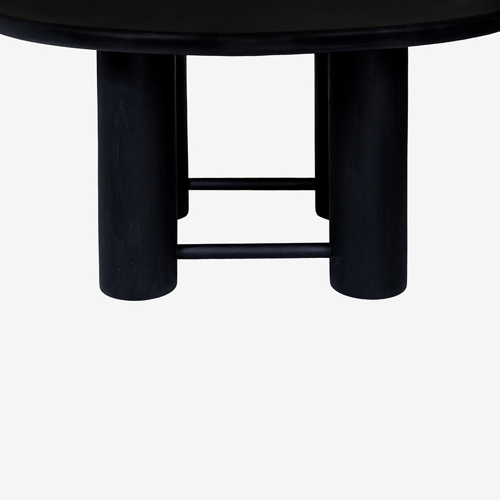 Elysianis Leewell 6 Seater Dining Table - Black