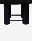 Elysianis Leewell 6 Seater Dining Table - Black