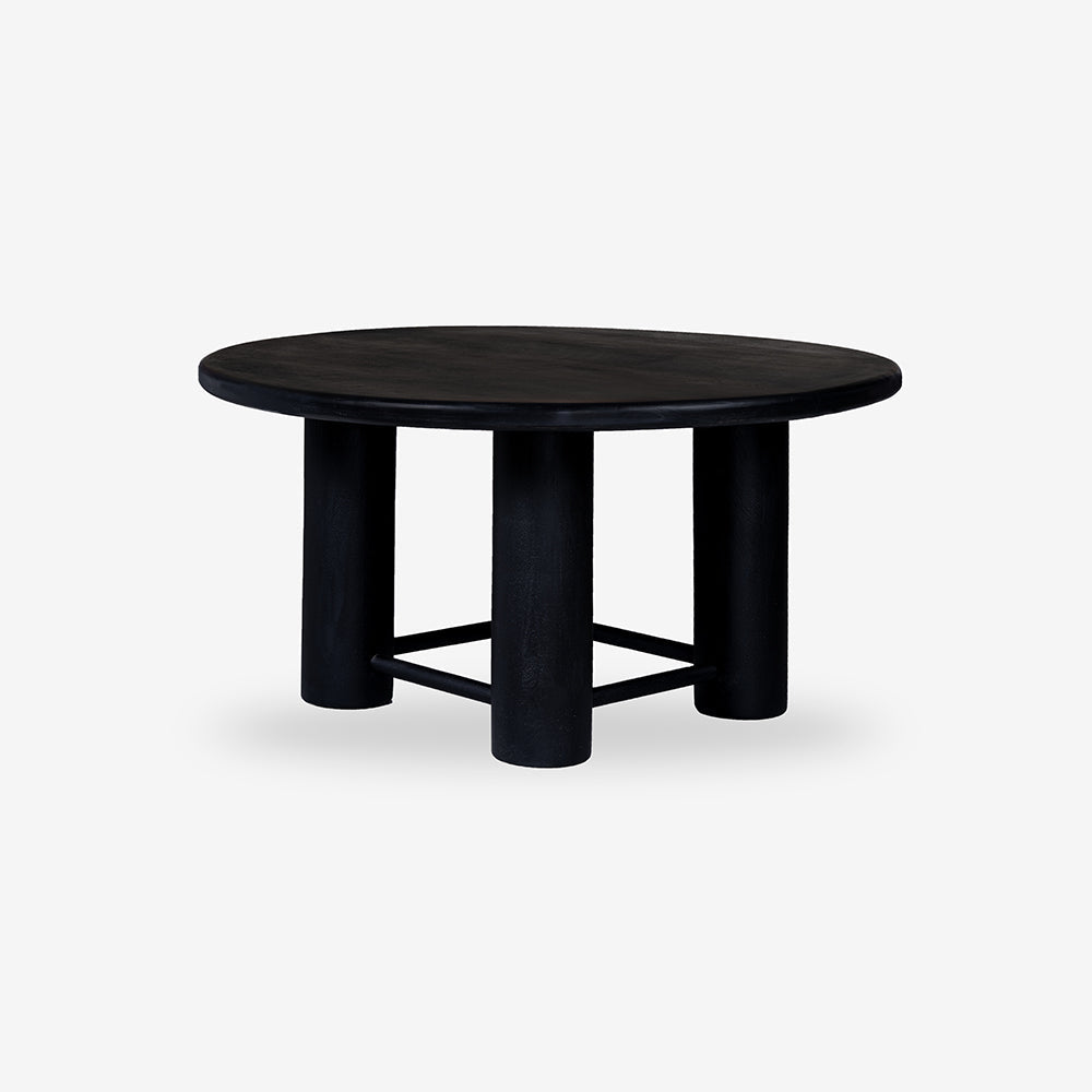 Elysianis Leewell 6 Seater Dining Table - Black