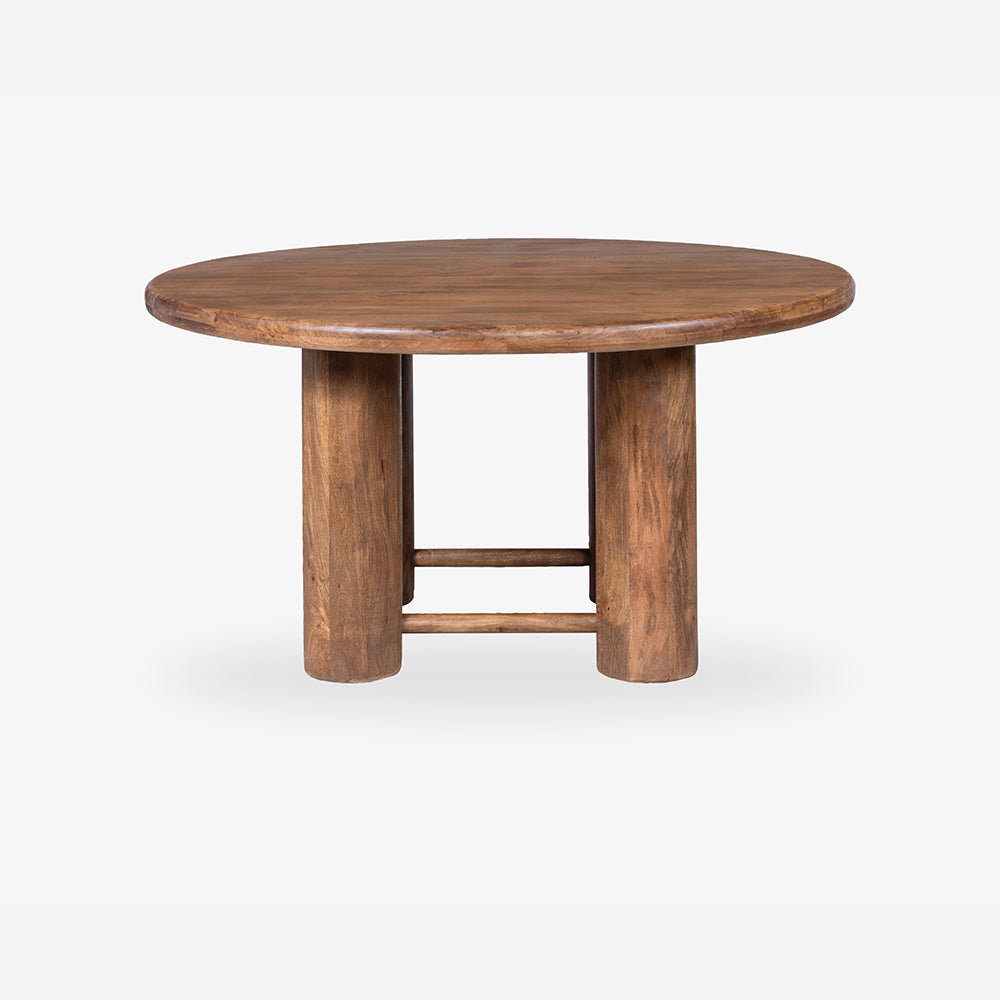 Elysianis Leewell 6 Seater Dining Table - Brown