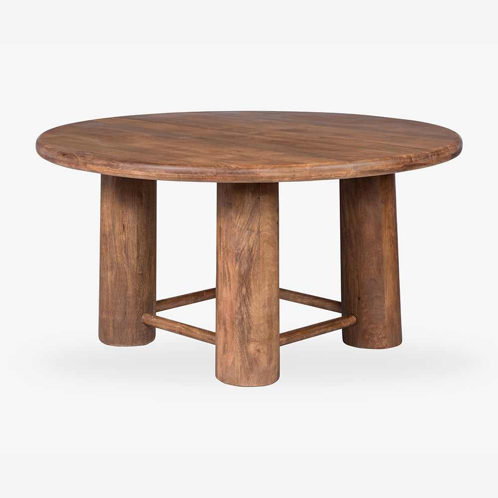 Elysianis Leewell 6 Seater Dining Table - Brown