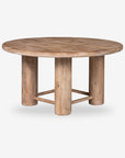 Elysianis Leewell 6 Seater Dining Table - Limewash