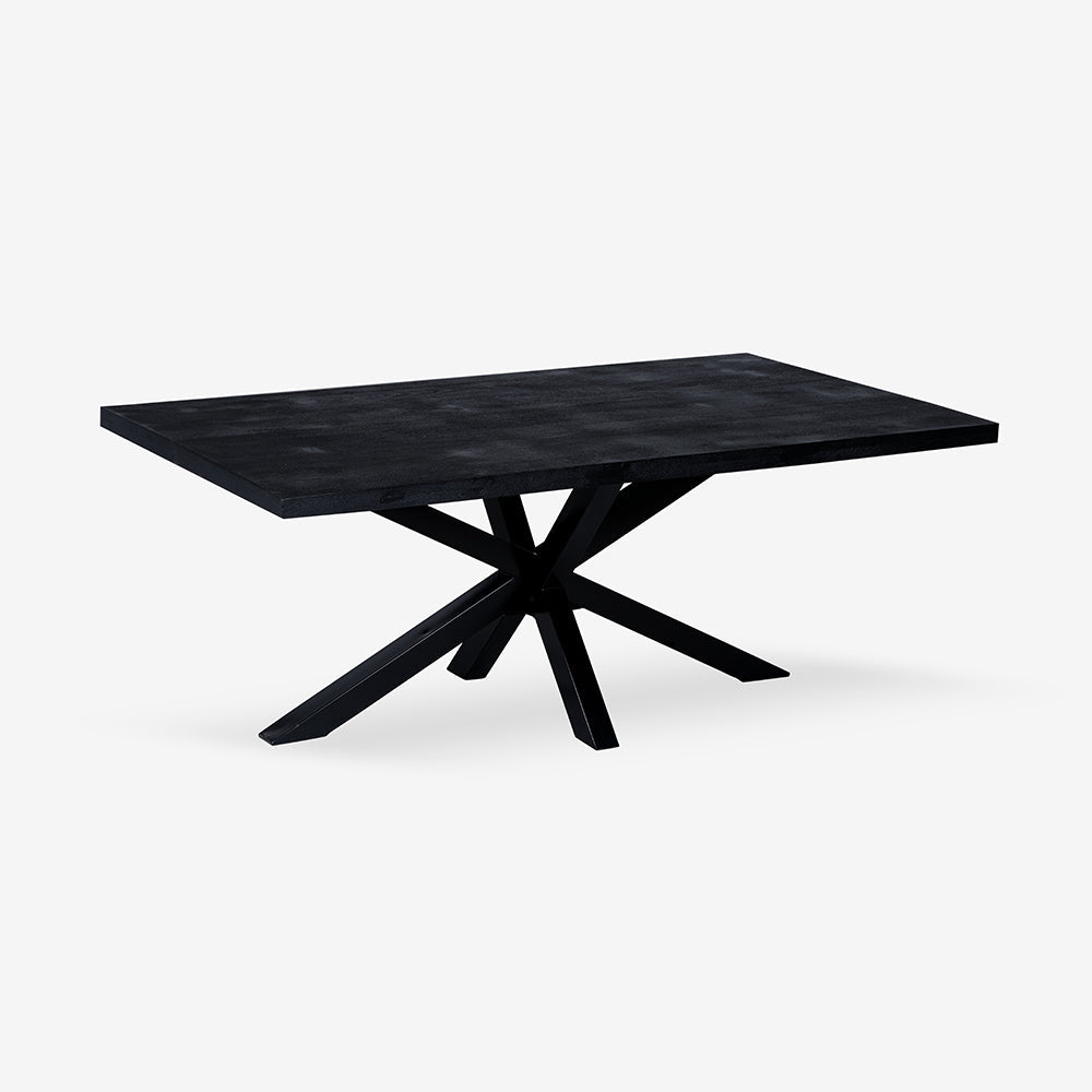 Avrelle Jewel 6 Seater Dining Table - Black
