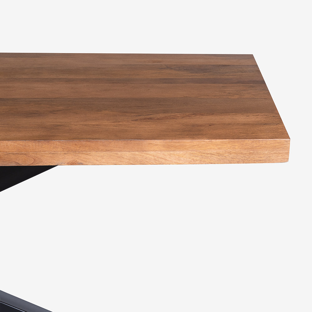 Avrelle Jewel 6 Seater Dining Table - Brown