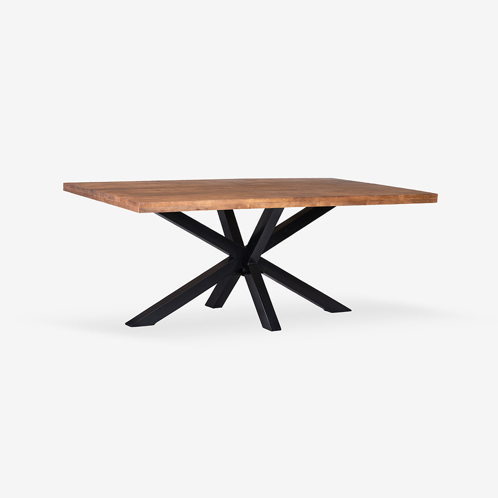 Avrelle Jewel 6 Seater Dining Table - Brown