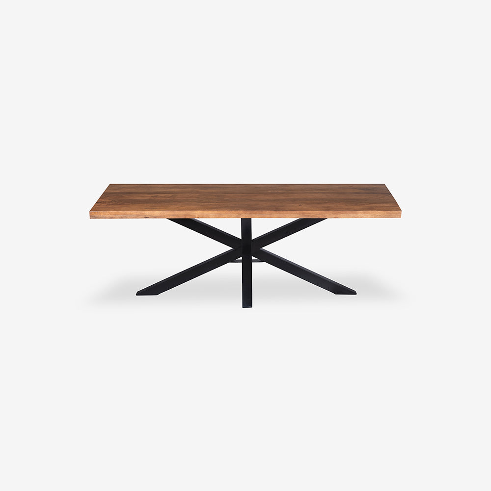 Avrelle Jewel 6 Seater Dining Table - Brown