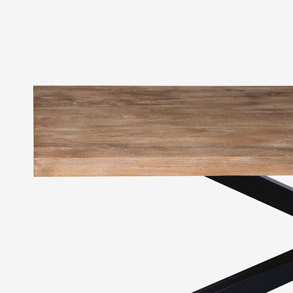 Avrelle Jewel 6 Seater Dining Table - Limewash