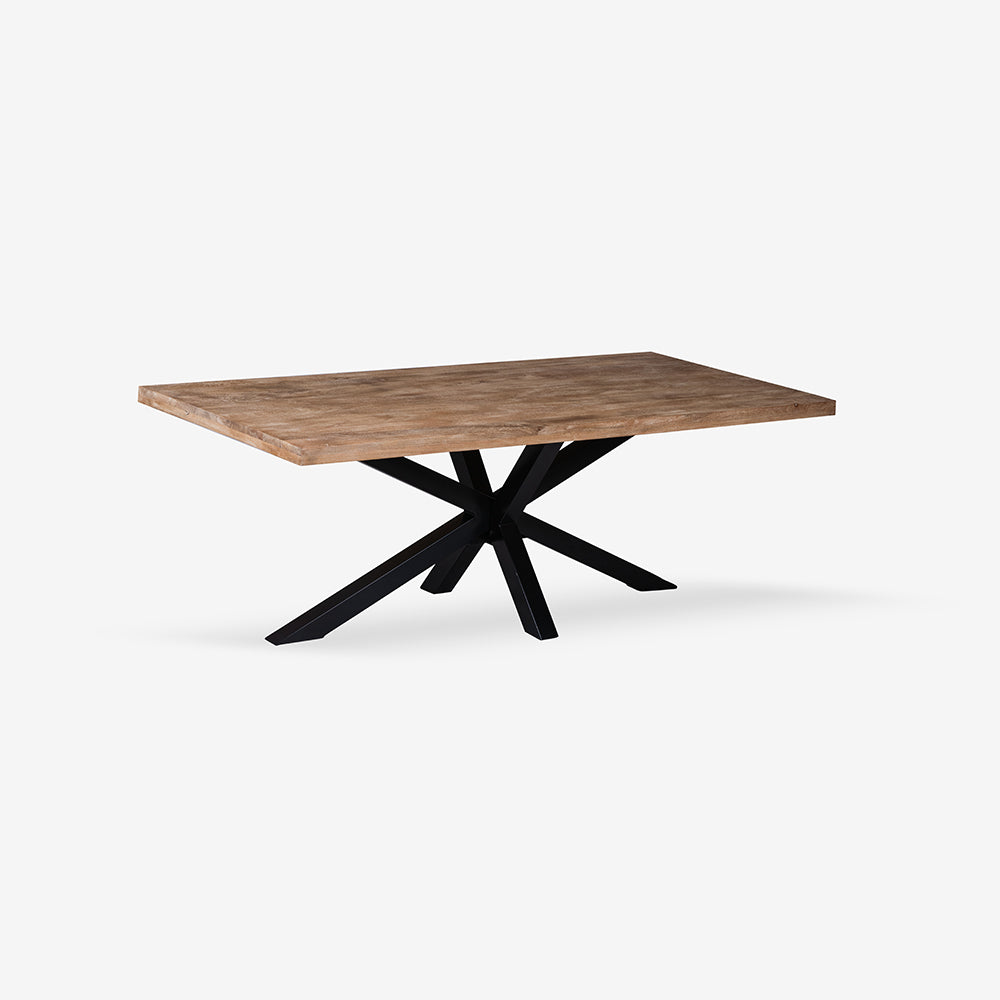 Avrelle Jewel 6 Seater Dining Table - Limewash