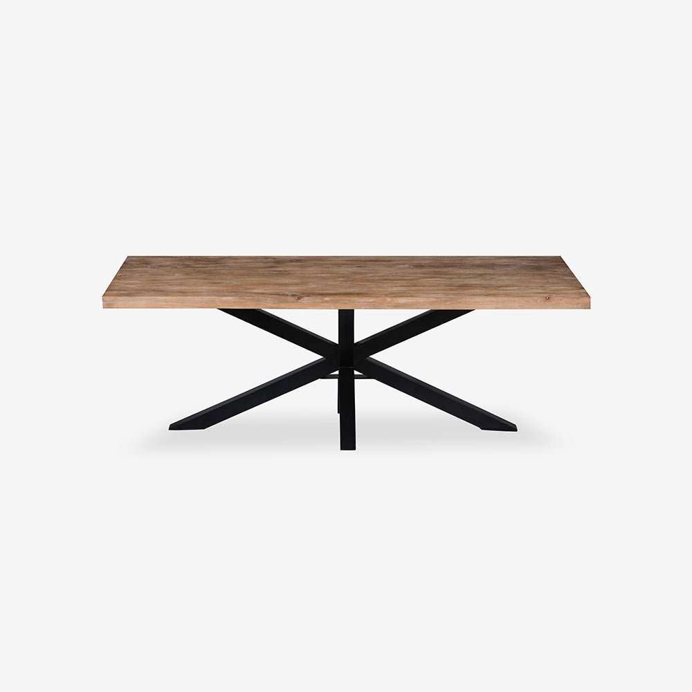 Avrelle Jewel 6 Seater Dining Table - Limewash