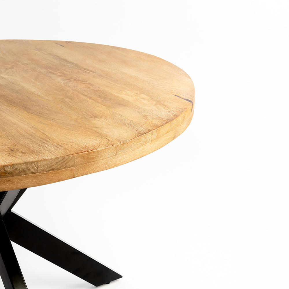 Vervella Shine 4 Seater Dining Table - Limewash