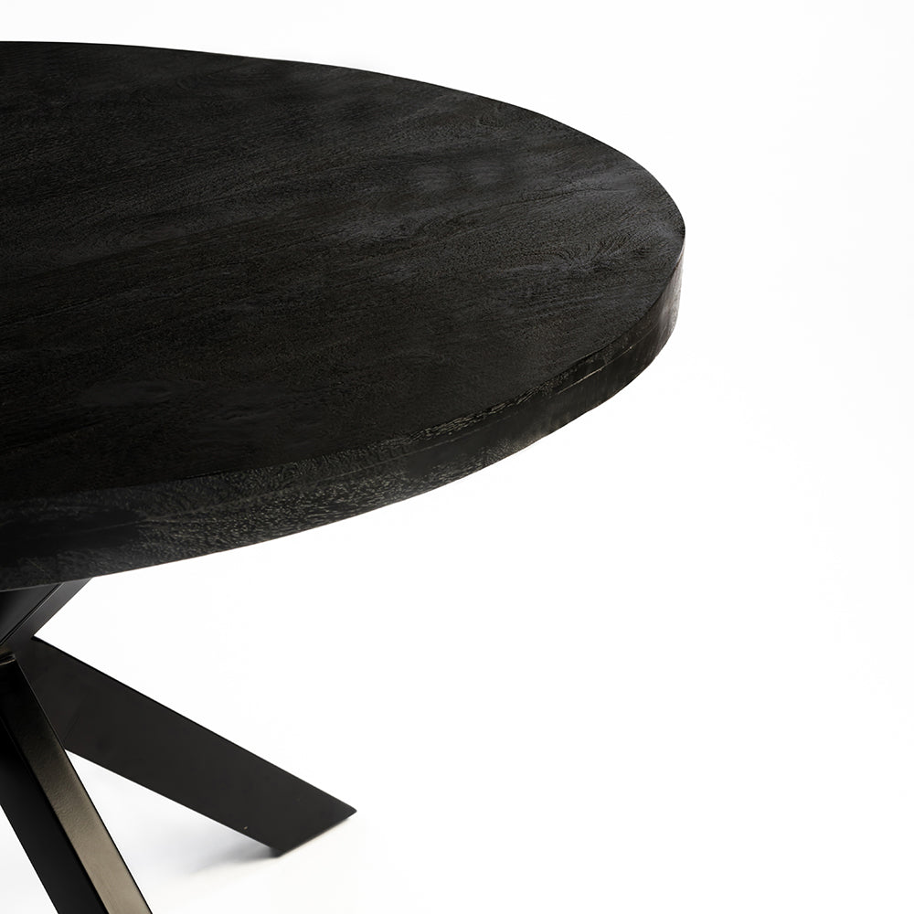 Vervella Shine 4 Seater Dining Table - Black