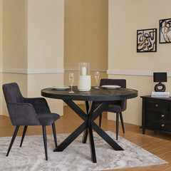 Vervella Shine 4 Seater Dining Table - Black
