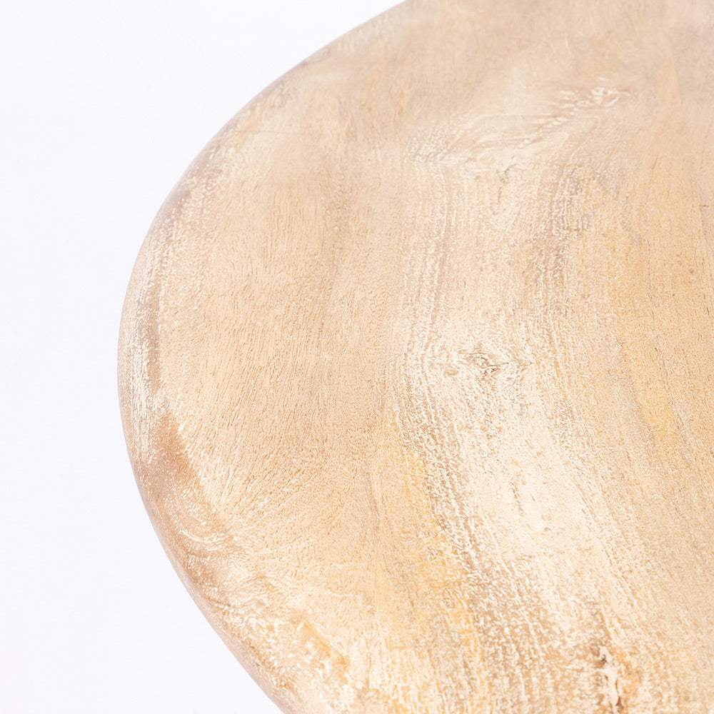 Perivelle Grace 4 Seater Dining Table - Limewash