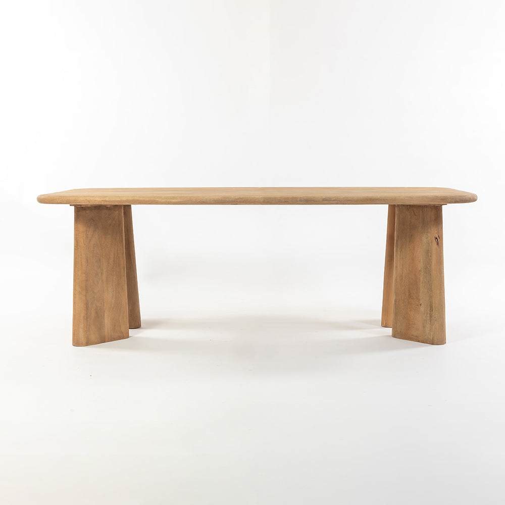 Serenzia Franz 6 Seater Dining Table - Limewash