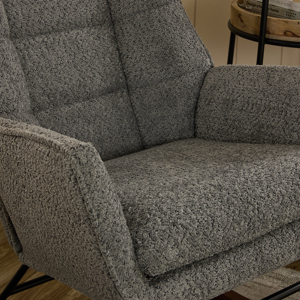 Voltis Edge Rocking Chair - Grey