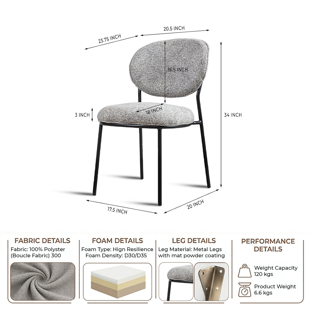 Zyntriq Surge Dining Chair
