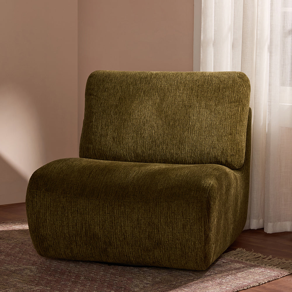 Auralis Shore Domain Sofa - Olive Green
