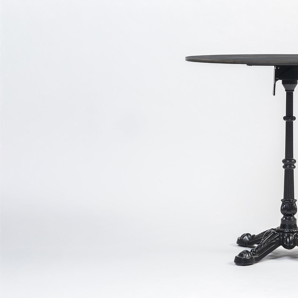 Emberfield Glow Aluminium Restaurant Table - Black - Small