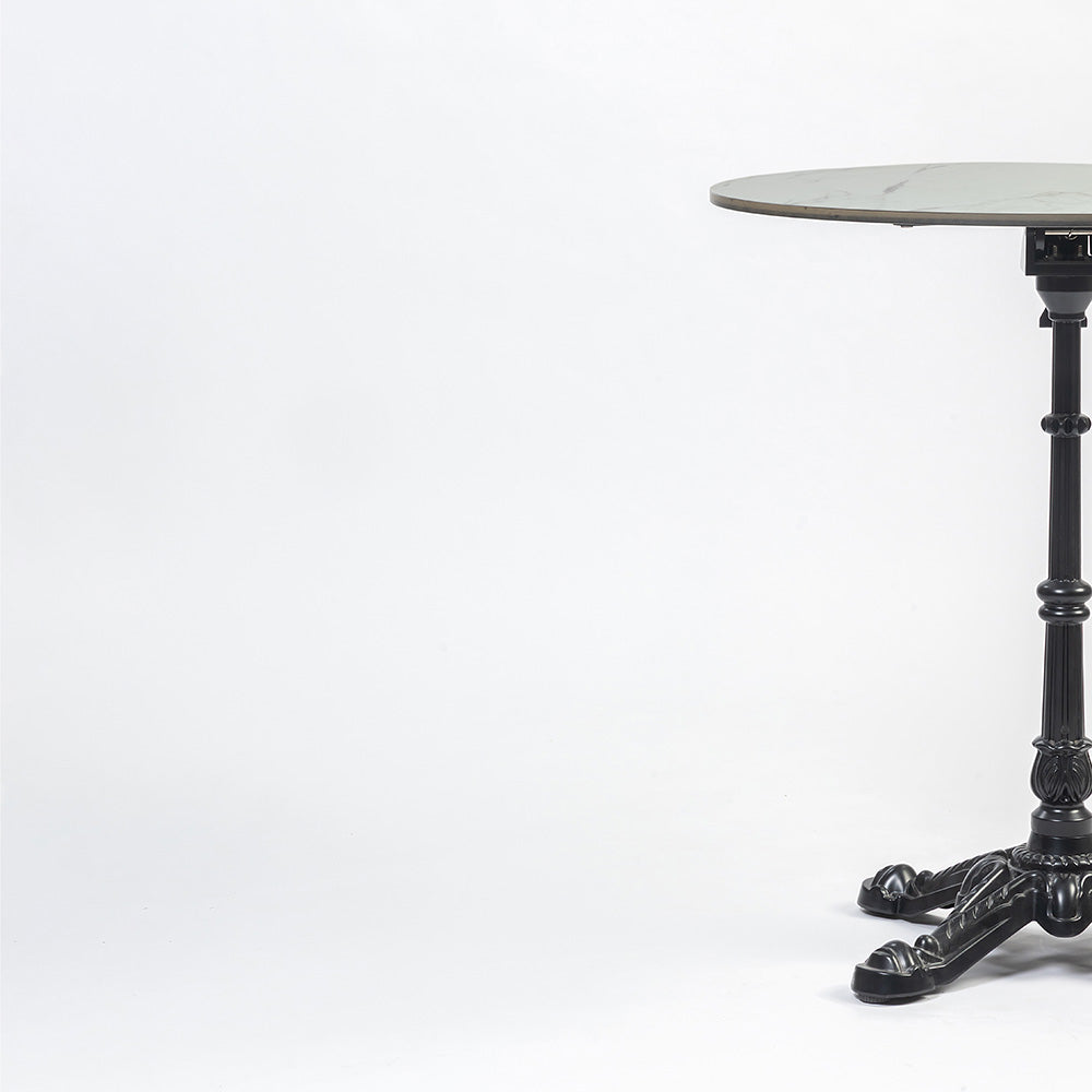 Emberfield Glow Aluminium Restaurant Table - White - Small