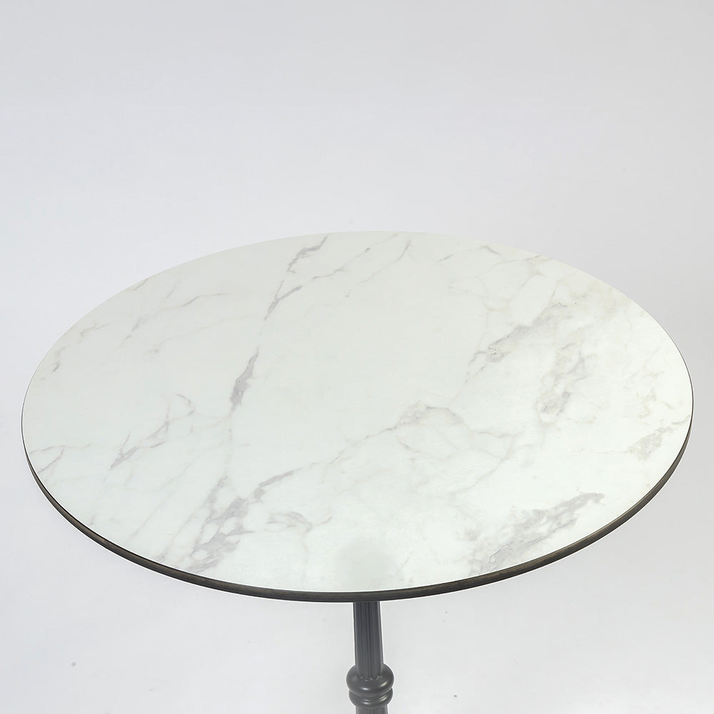 Emberfield Glow Aluminium Restaurant Table - White - Small