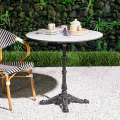 Emberfield Glow Aluminium Restaurant Table - White