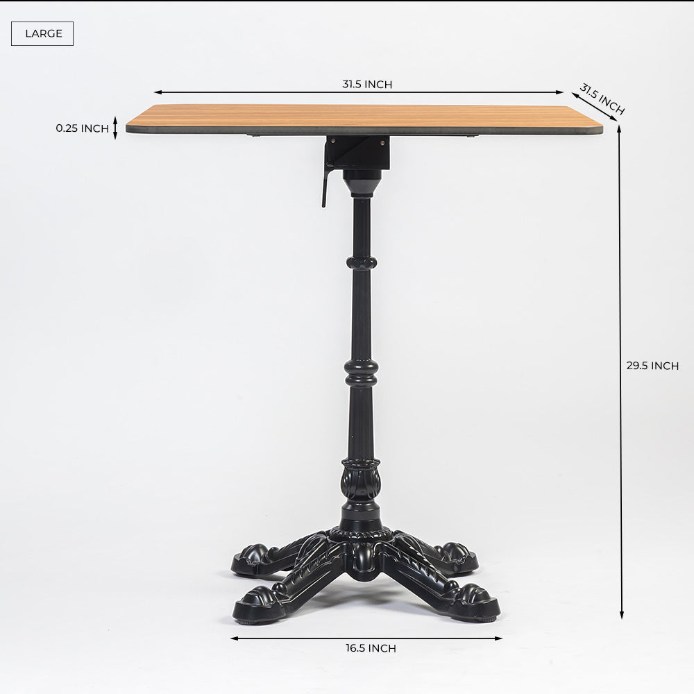 Driftora Breeze Aluminium Restaurant Table - Brown