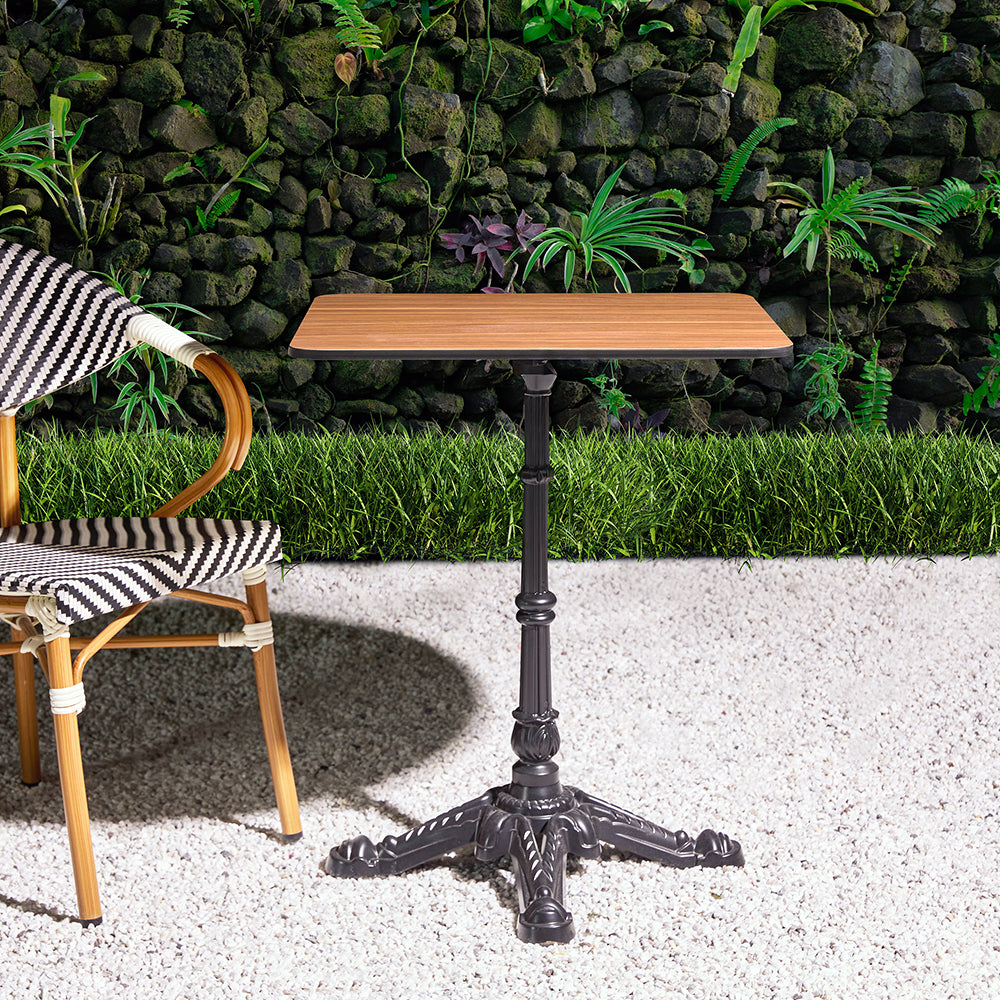 Driftora Breeze Aluminium Restaurant Table - Brown - Small