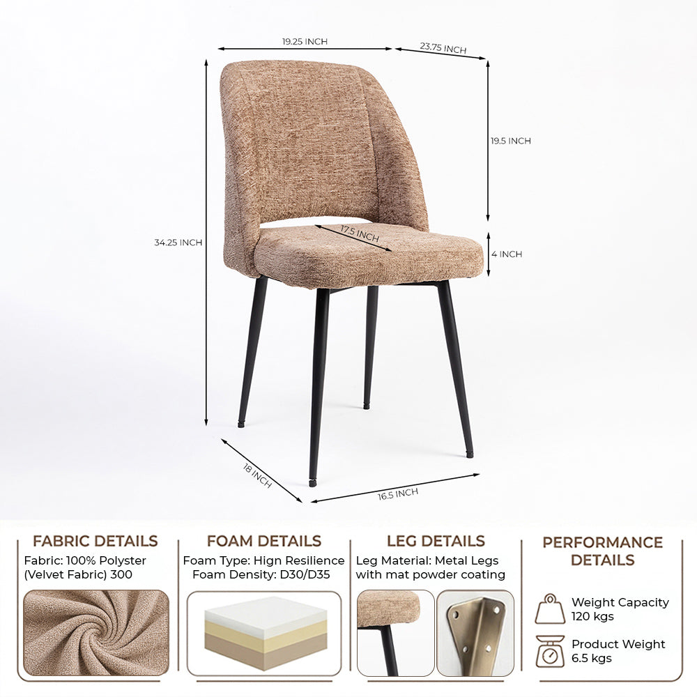 Axionix Flor Dining Chair