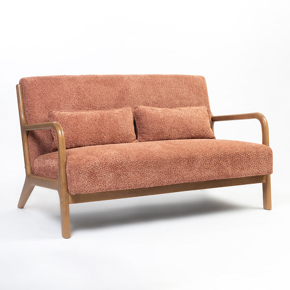Roxanne 2 seater Sofa - Rose Brown