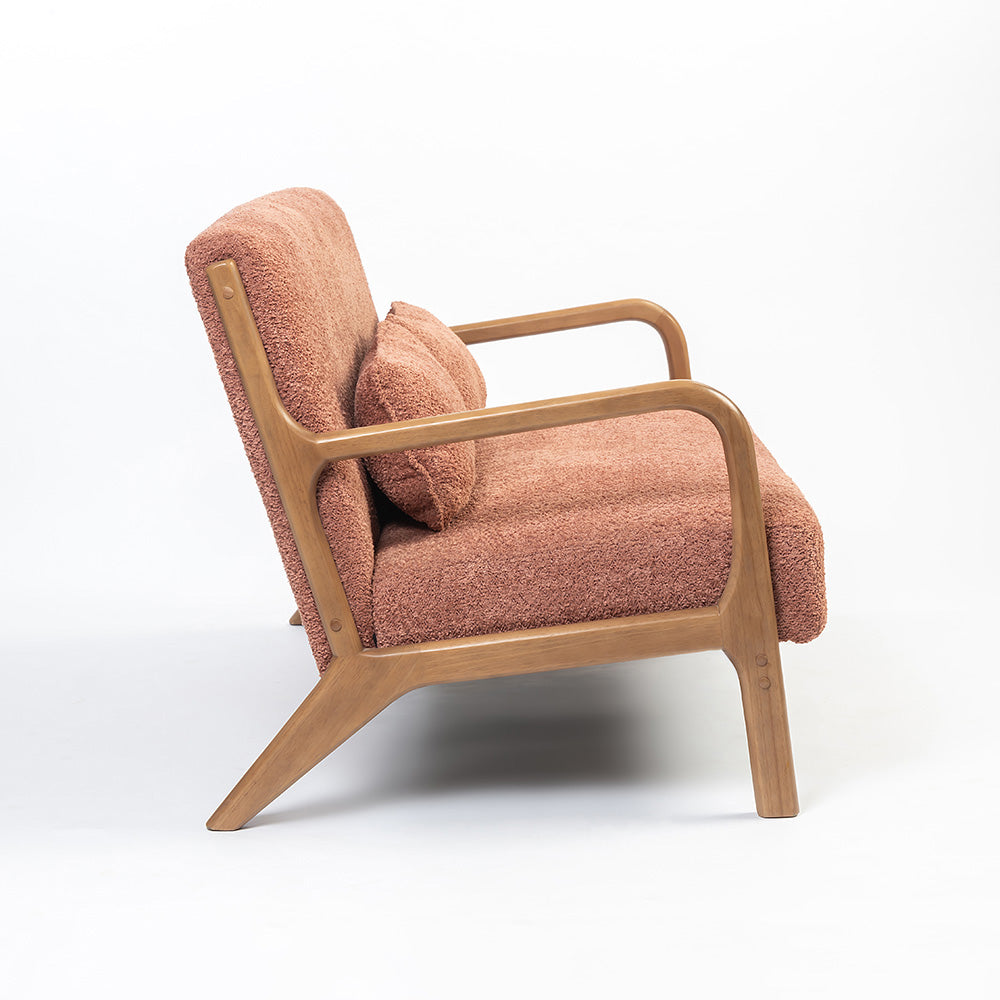 Roxanne 2 seater Sofa - Rose Brown