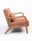 Roxanne 2 seater Sofa - Rose Brown